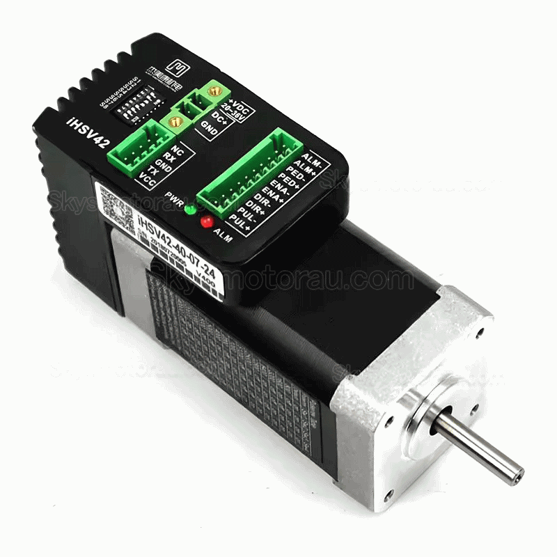 Nema 17 42mm 24V 78W Integrated AC Servo Motor JMC iHSV42-40-07-24 0.185N.m 52000RPM
